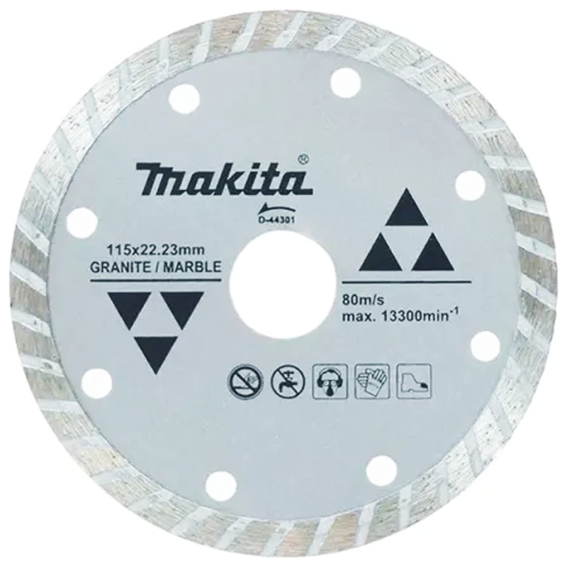 Makita D-44317 Diamond Cut off Wheel 7" Corrugated (Dry)