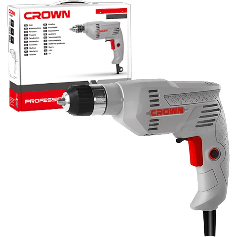 Crown CT10126C Electric Drill 400W (Chuckless)