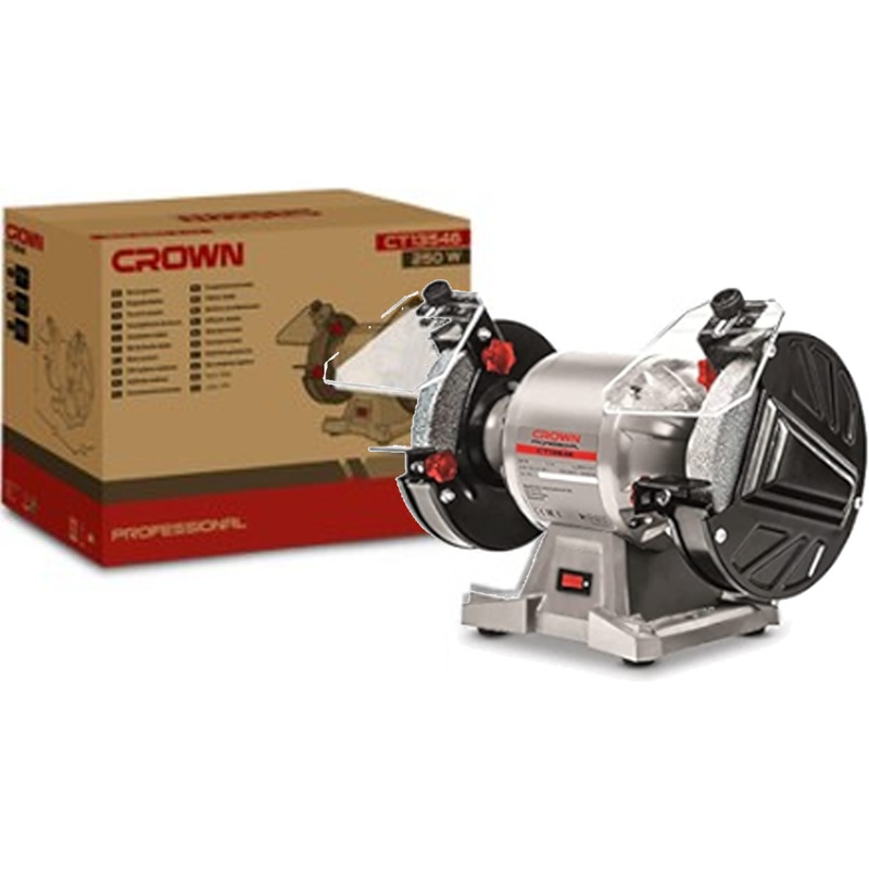 Crown CT13546 Bench Grinder 1/3HP 6"