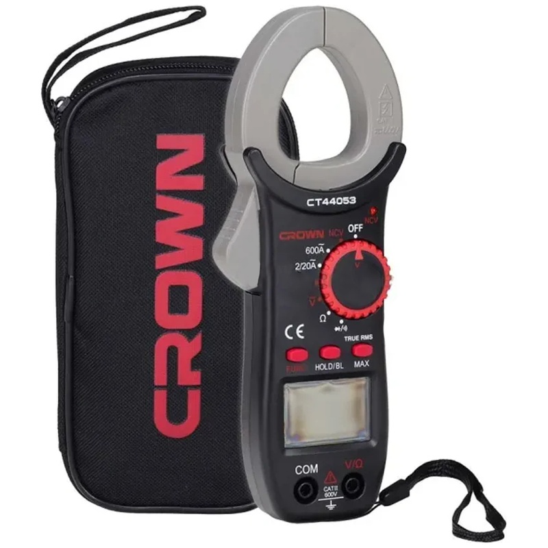 Crown CT44053 AC/DC Digital Clamp Meter 600A