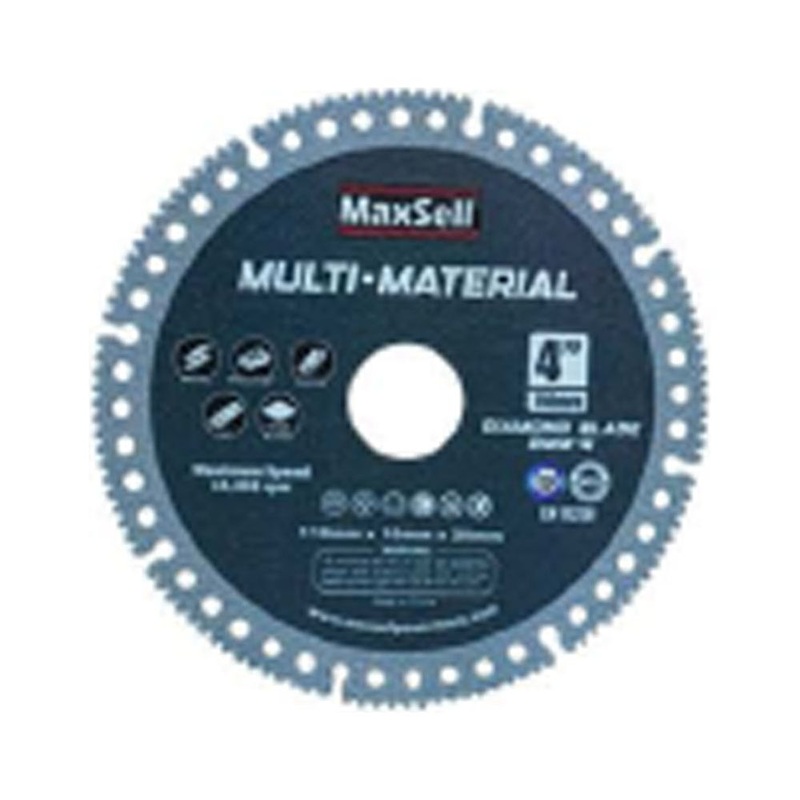 Maxsell DMM-4 Multi Material Diamond Blade 4"