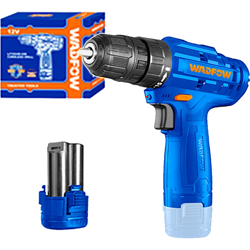 Wadfow WCDS510 Li-Ion Cordless Drill 12v 1.5AH