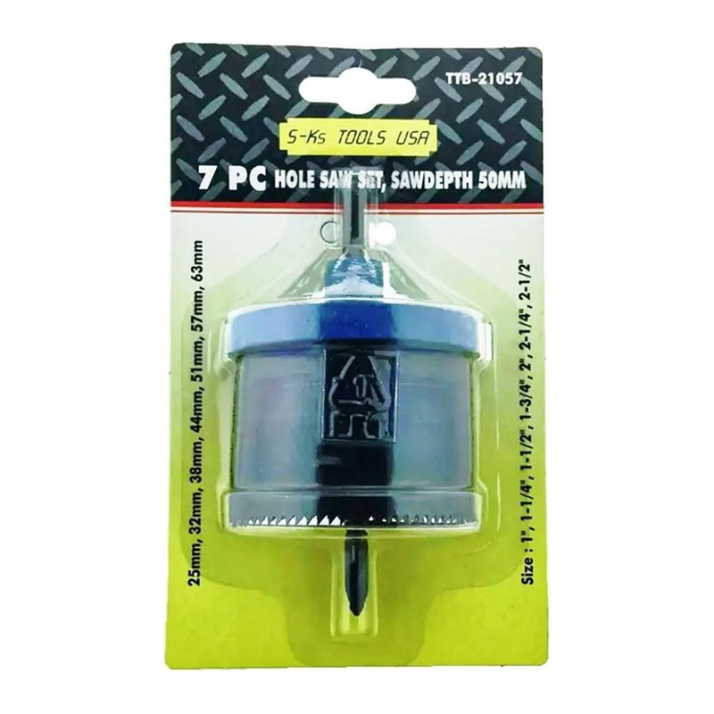 S-Ks TTB-21057 7pcs. Hole Saw Set