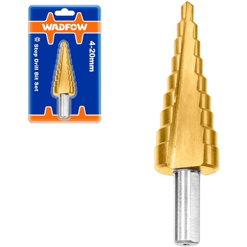 Wadfow WJD1402 Step Drill Bit 4-20mm