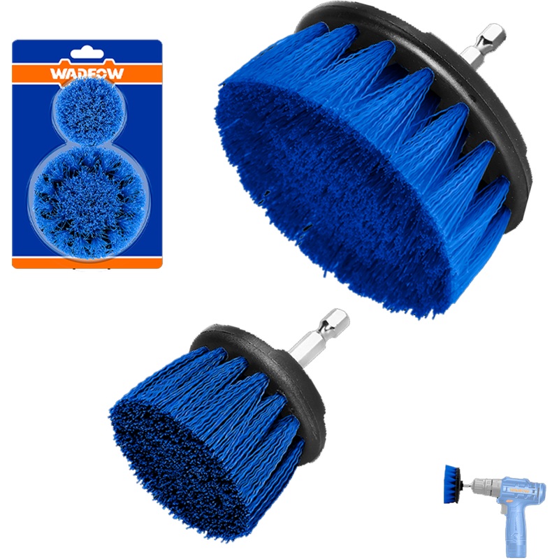 Wadfow WND2401 Medium Bristle Brush Set 2Pcs