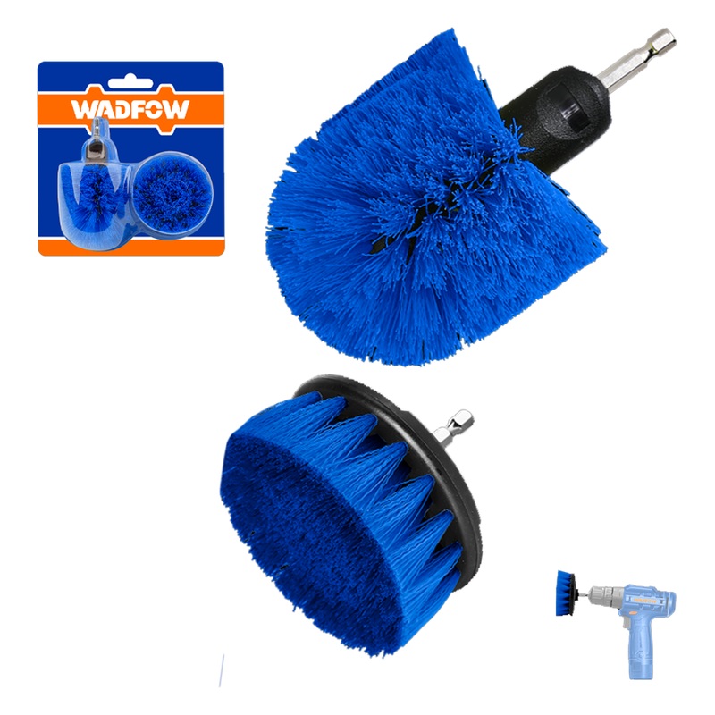 Wadfow WND2402 Medium Bristle Brush Set 2Pcs