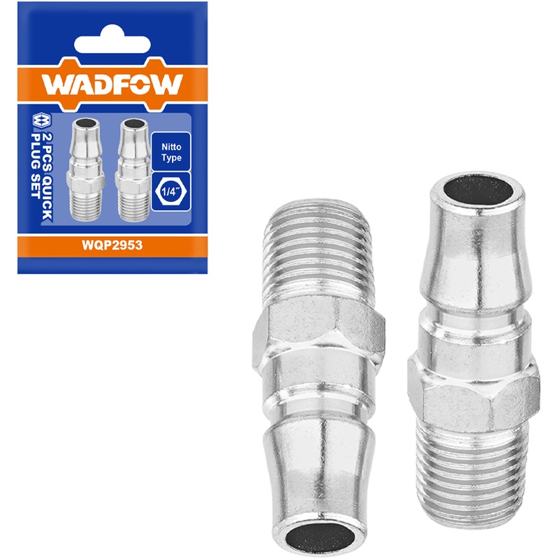 Wadfow WQP2953 Quick Plug Set 2Pcs (Male)
