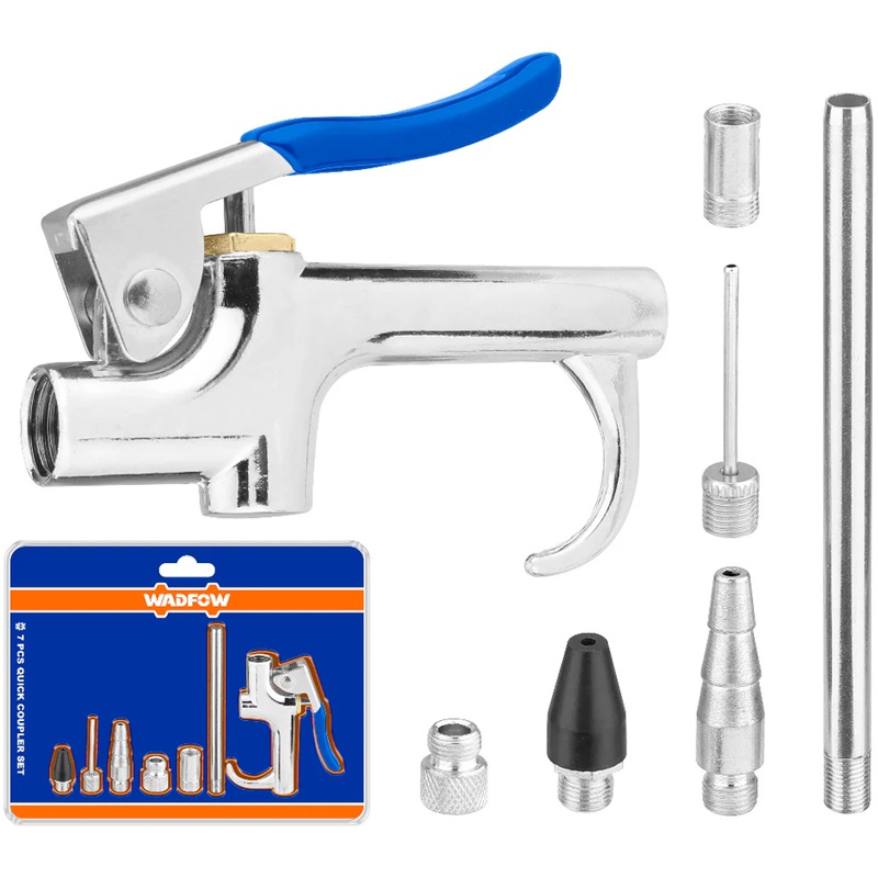 Wadfow WQP9410 Air Blow Gun Set 7Pcs