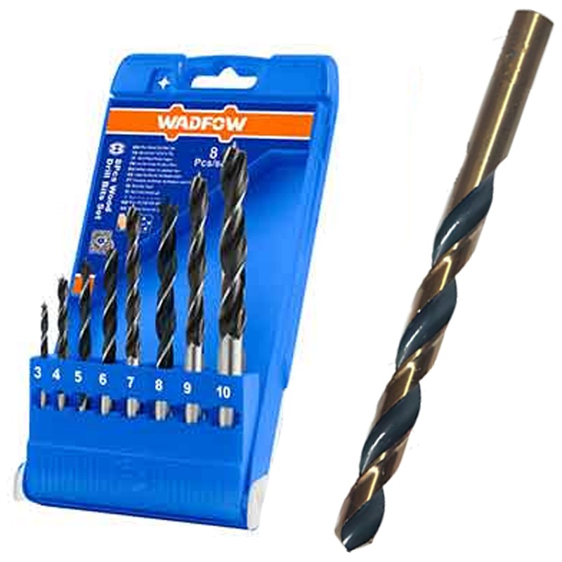 Wadfow WTD6B01 HSS Twist Drill Bit Set 9Pcs