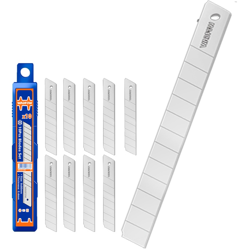 Wadfow Snap-Off Knife Blade Set 10PCs