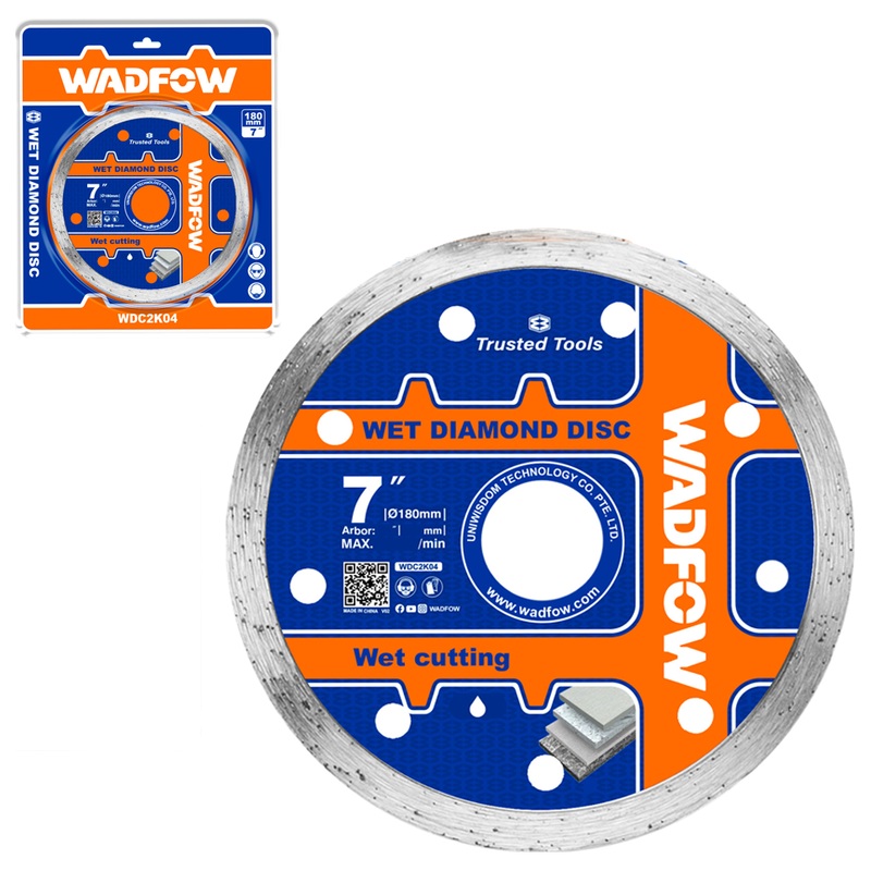 Wadfow WDC2K04 Wet Diamond Disc 7"