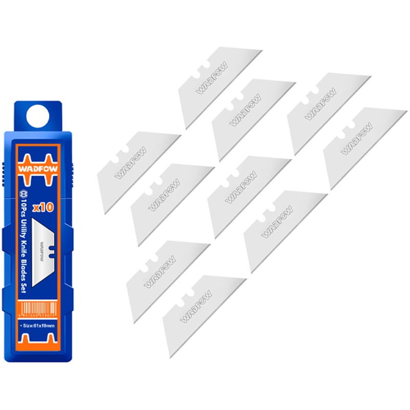 Wadfow WMK1K61 Utility Knife Blade Set 10Pcs