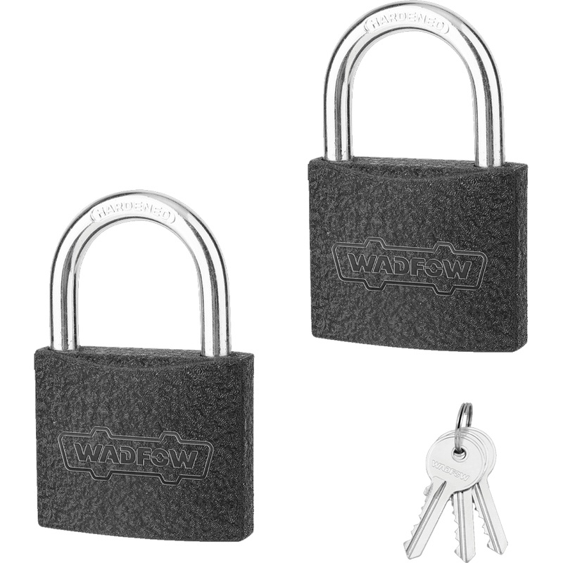 Wadfow WPD5442 Iron Padlock Set 38MM 2Pcs-Key-Alike