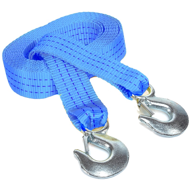 Wadfow WRT33260 Tow Strap With Steel Hook