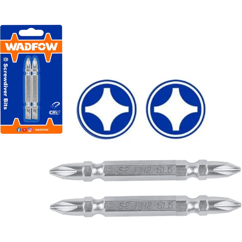Wadfow WSV0K12 Screwdriver Bit PH2 Double End