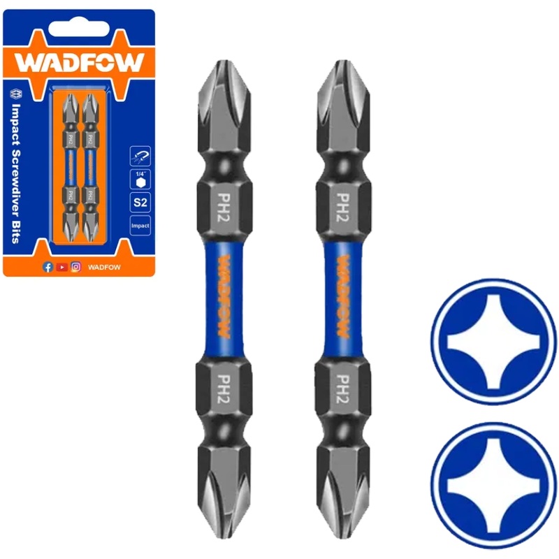 Wadfow WSV3K62 Impact Screwdriver Bit PH2 65MM