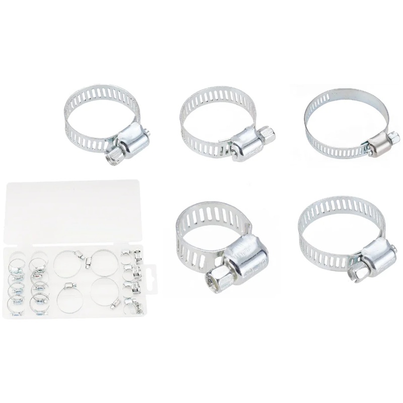 Wadfow WHUAB01 Hose Clip Set Assortment 26Pcs