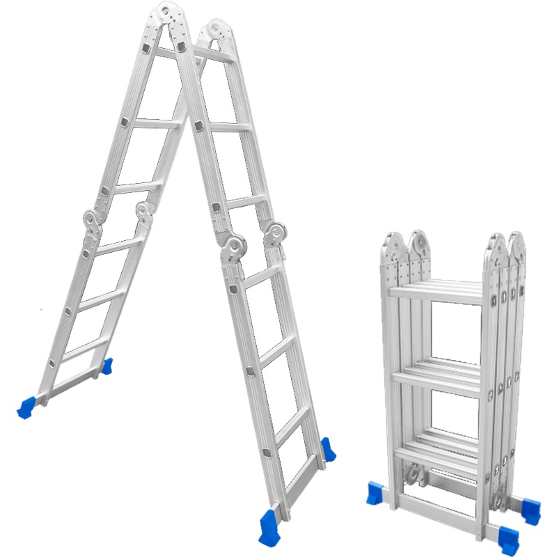 Wadfow WLD7H43 Aluminum Multi-Purpose Ladder 4x3