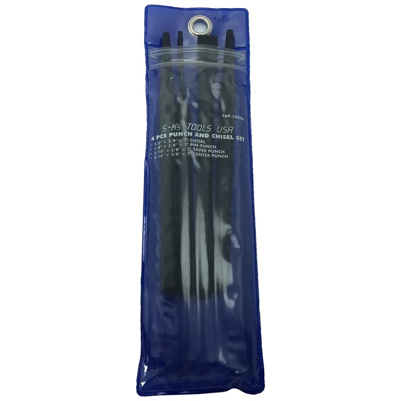 S-Ks TAP-50056 4pcs Punch & Chisel Set