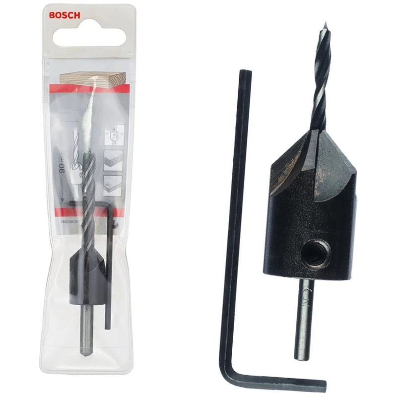 Bosch Brad Point Drill Bit with Counter Sink