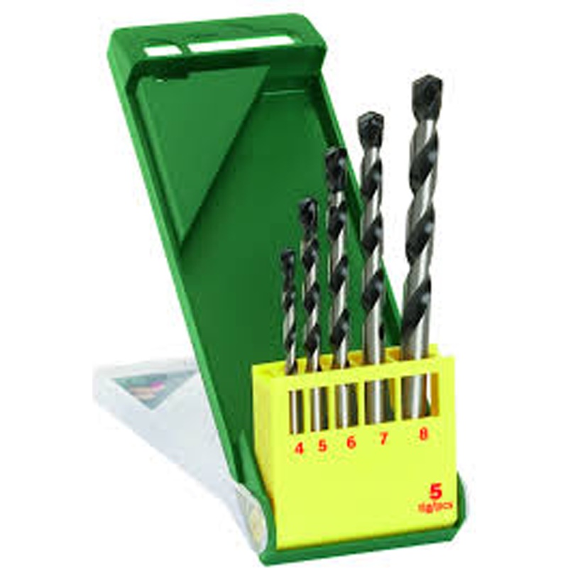 Bosch Concrete Drill Bit Set 5Pcs (4/5/6/7/8 mm) (2607019445)