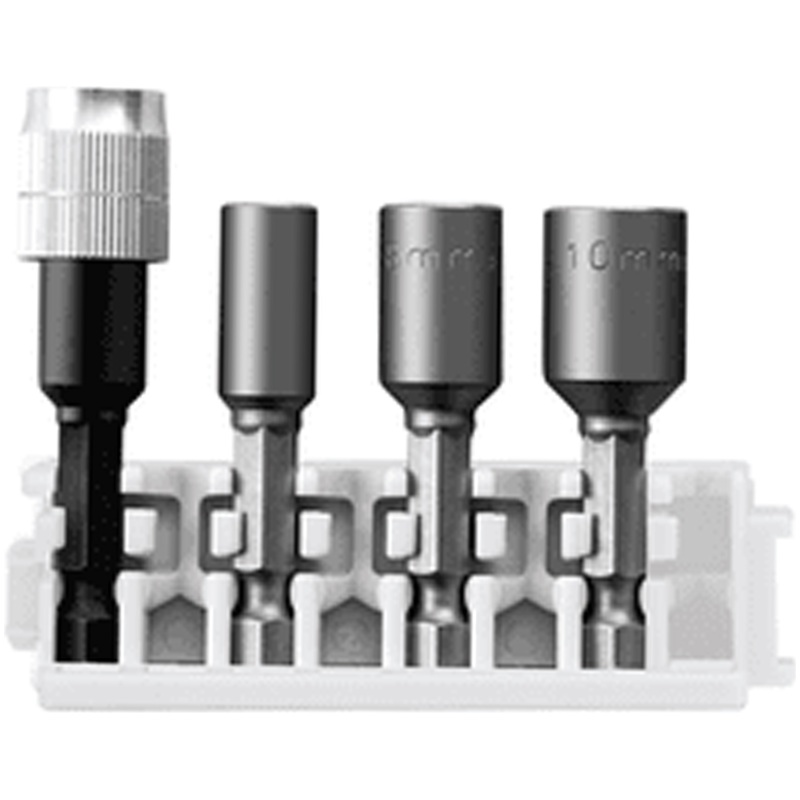 Bosch Pick and Click Nutsetter 6, 8, 10mm and Quick Change Bit Holder (2608522418)