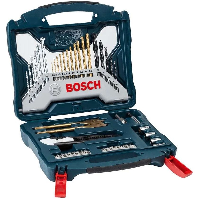 Bosch Premium X-Line Mixed Drill and Screw bits and Accessory kit Set 50Pcs (2607017406)