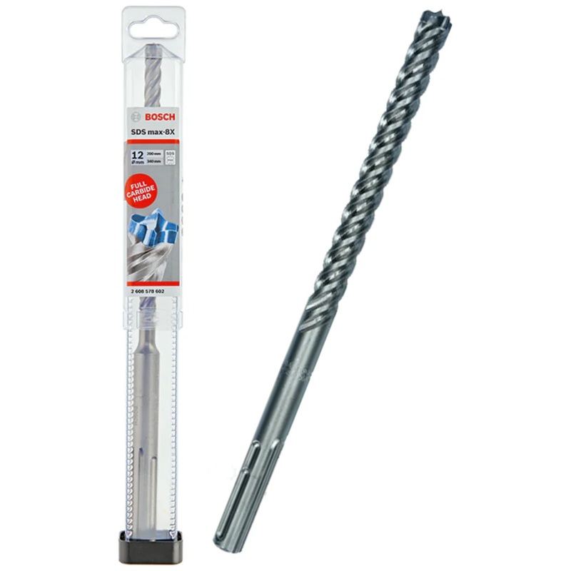 Bosch SDS Max-8X Hammer Drill Bit for Concrete / Masonry