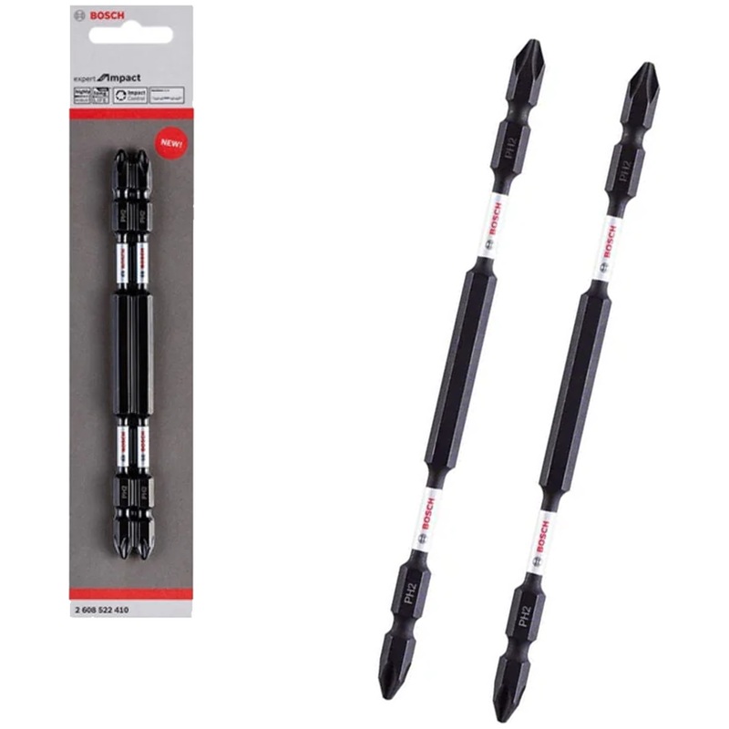 Bosch Impact Double-Ended Philips Screw Bits PH2 150mm (2608522410 )