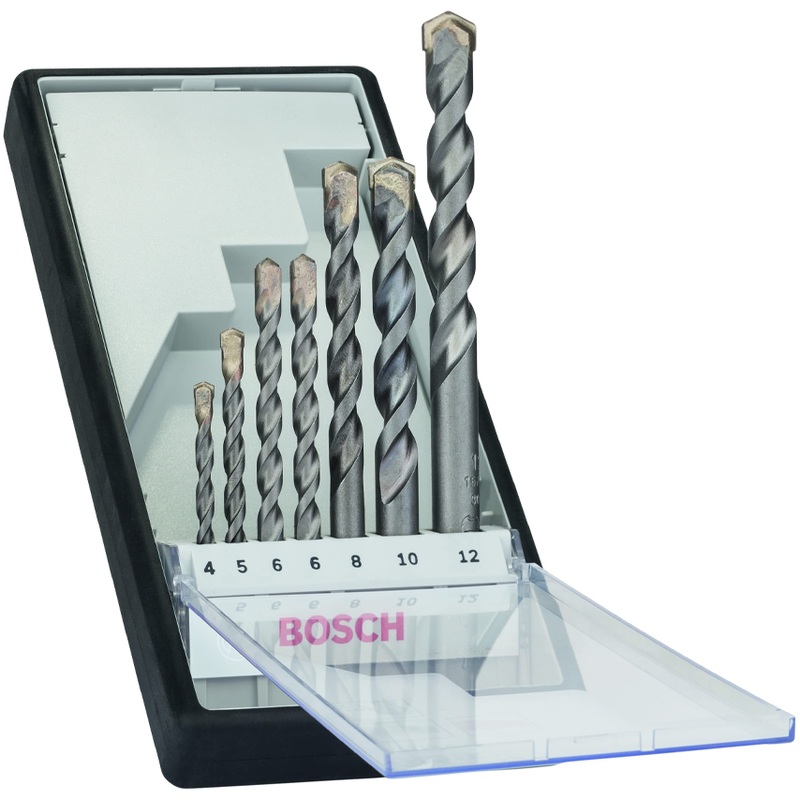 Bosch Robust Line Cyl-3 Masonry / Concrete Drill Bit Set 7pcs (2607010545)