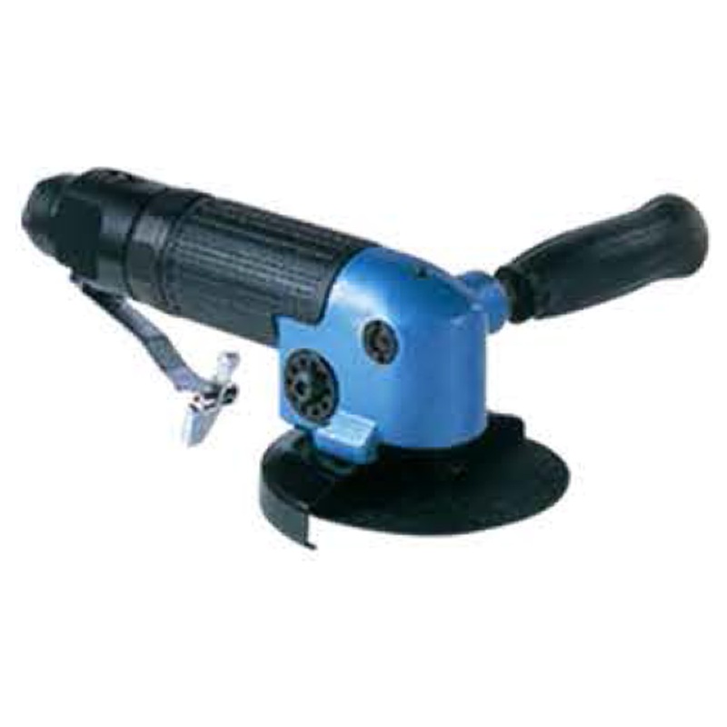 Toku TAG-40FLH Pneumatic Angle Grinder 4" (Side Handle & Lever Type)