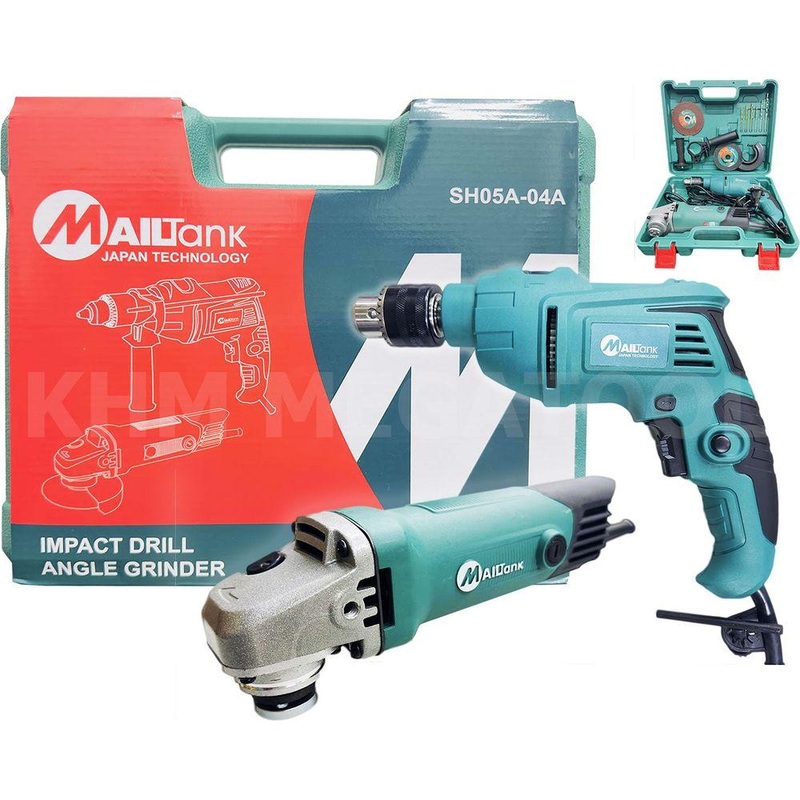 Mailtank SH05-04A Impact Drill + Angle Grinder (Combo Kit)