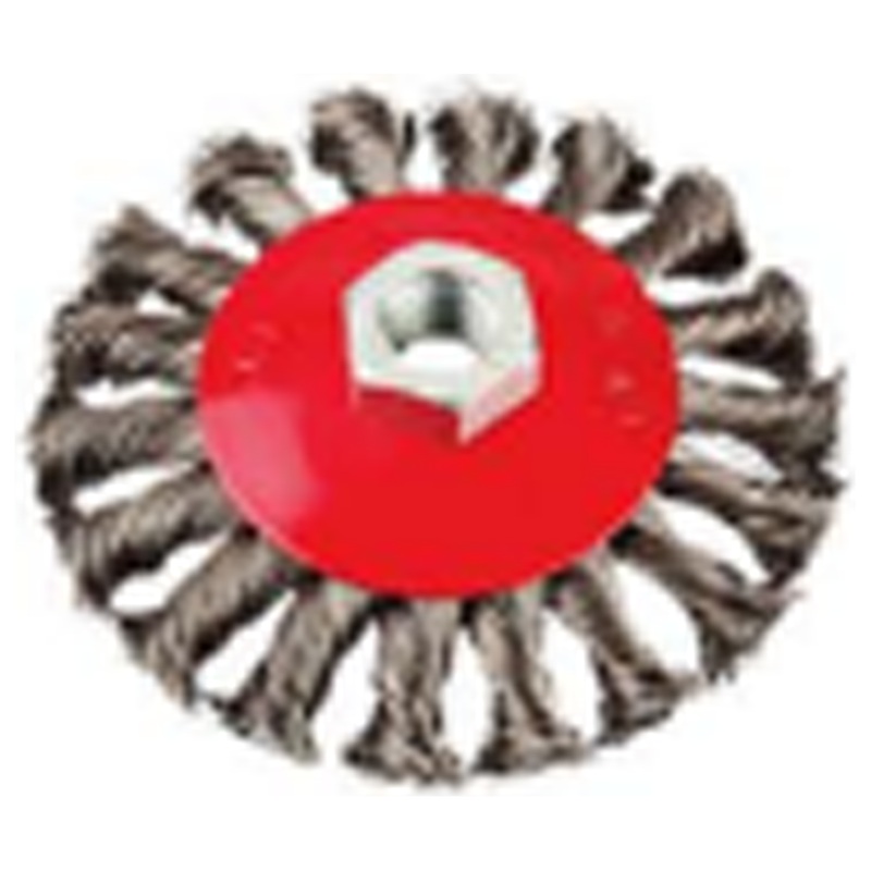 Maxsell MBK-7612 Circular Bevel Knotted Wire Brush 5"