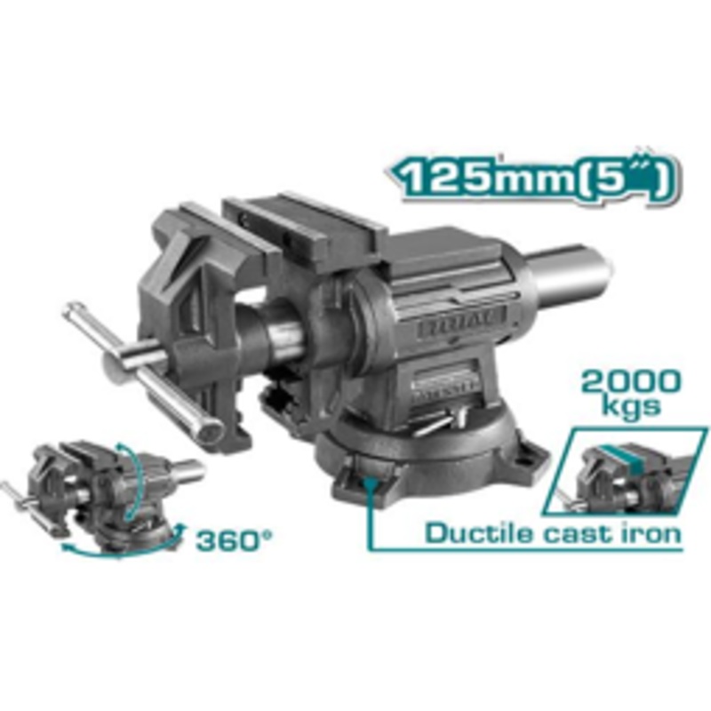 Total THTMF6156 Multi-Purpose Bench Vise 5"