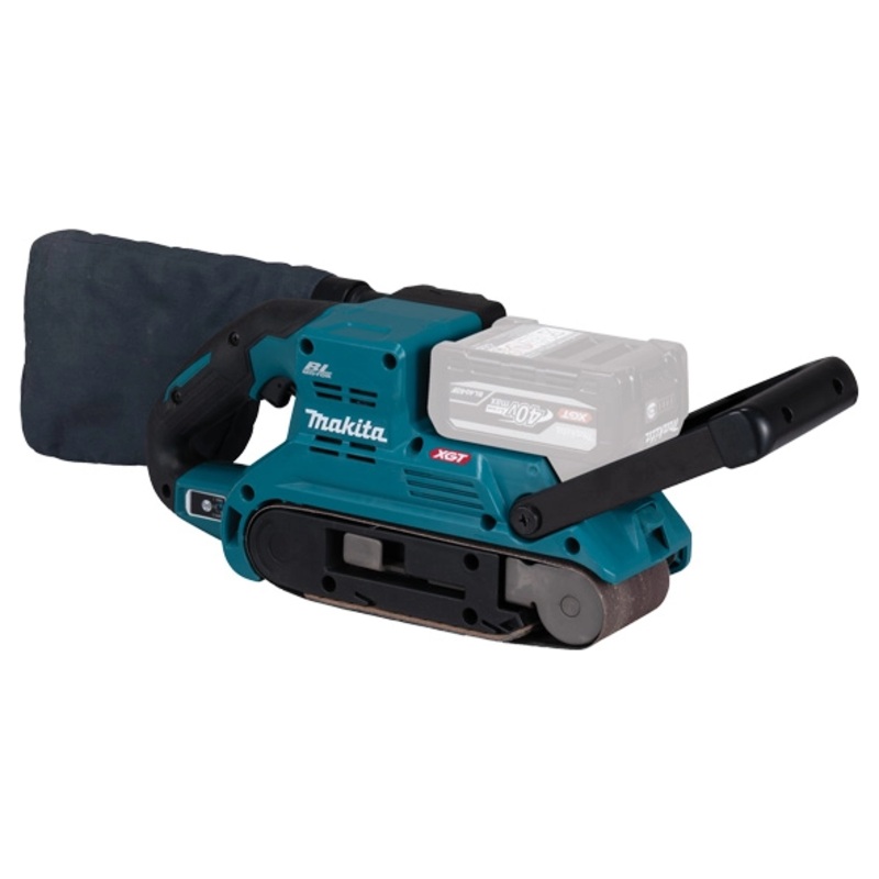 Makita BS001GZ Cordless Belt Sander with Anti-Restart Function 40V 76(3")x533(21")MM (Variable)