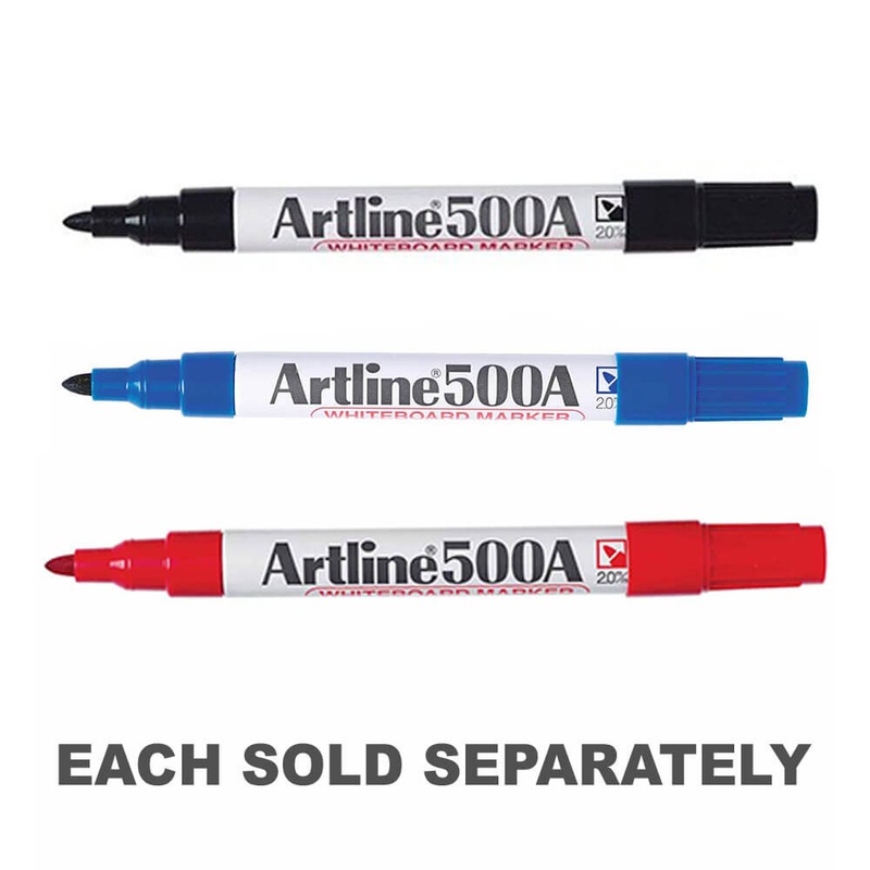 Artline Whiteboard 2 mm Marqueur de pointe de balle (bote de 12)